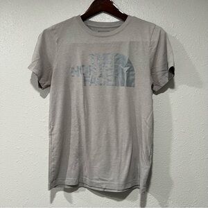 The North Face Women’s Half Dome Logo Shirt Shiny Silver Gray Size Small Tee Top